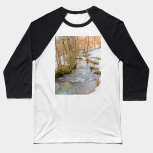 Calc-sinter or Travertine terraces, Gutenberg, South Germany Baseball T-Shirt